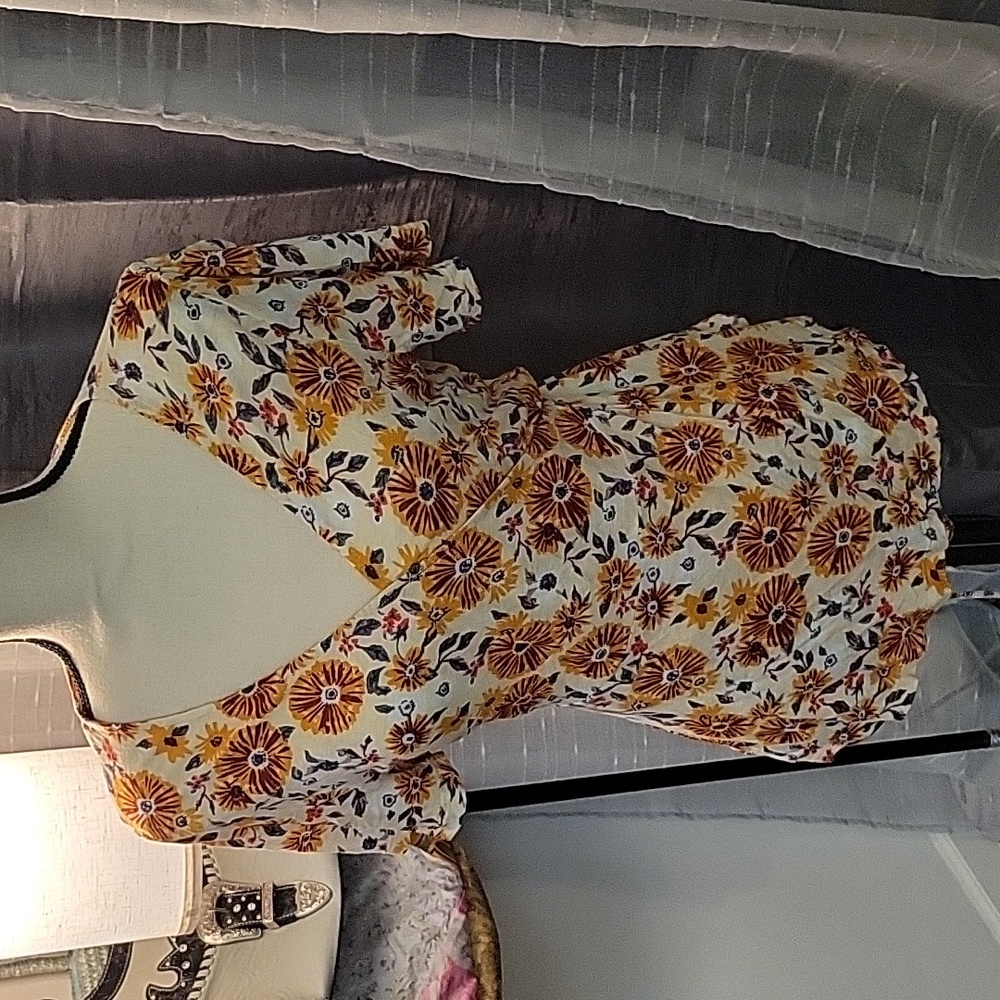 Wrap Floral Top